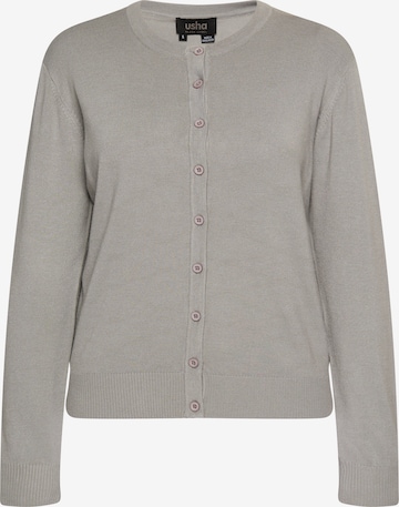 usha BLACK LABEL Strickjacke in Grau: Vorderseite