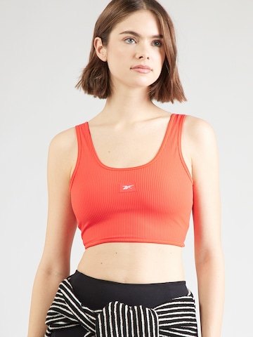 Reebok Μπουστάκι Αθλητικό σουτιέν σε κόκκινο: μπροστά