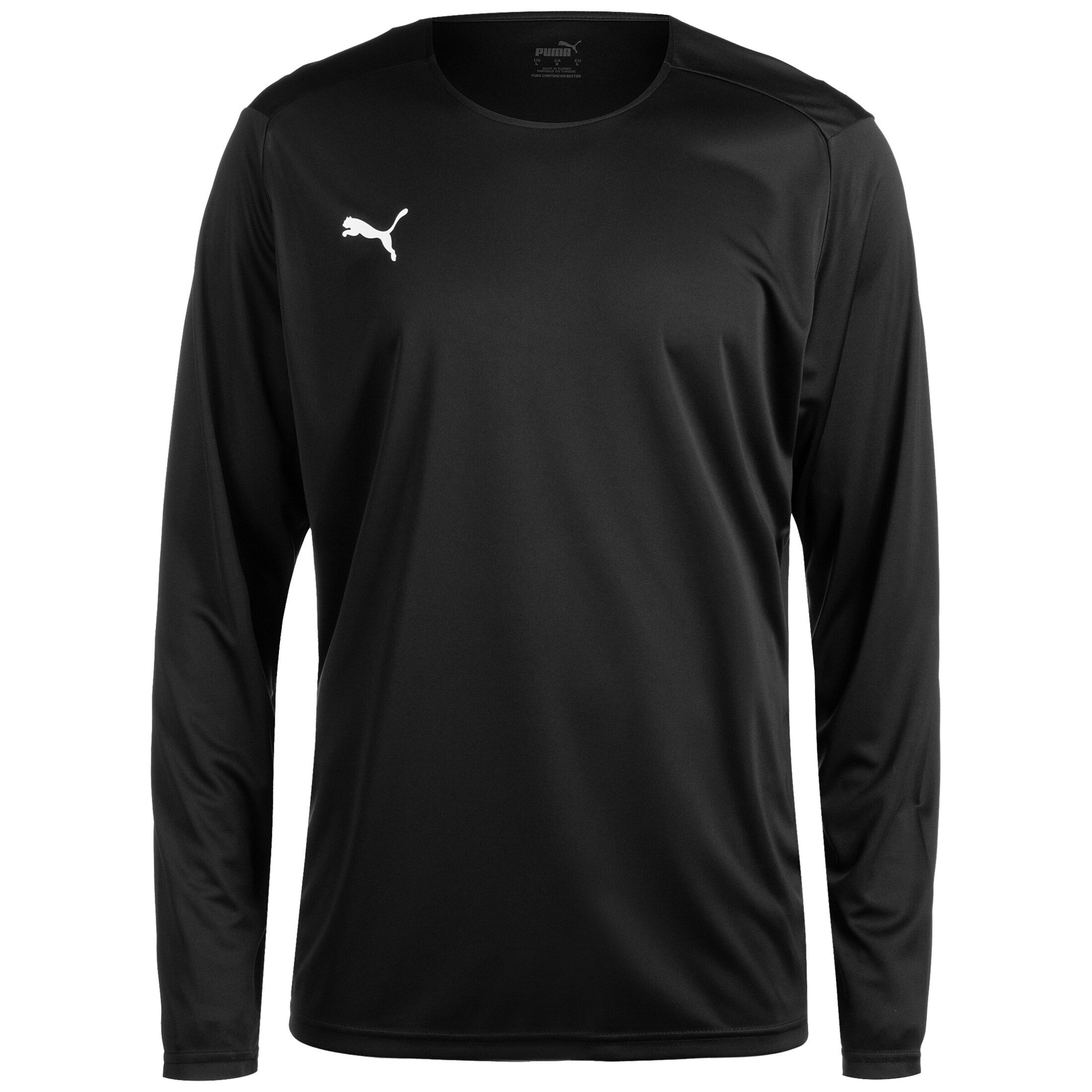 PUMA Performance shirt 'Hoops Team Shooting' in Black: front