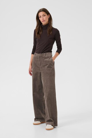 Wide Leg Pantalon 'Clarisse' Part Two en marron