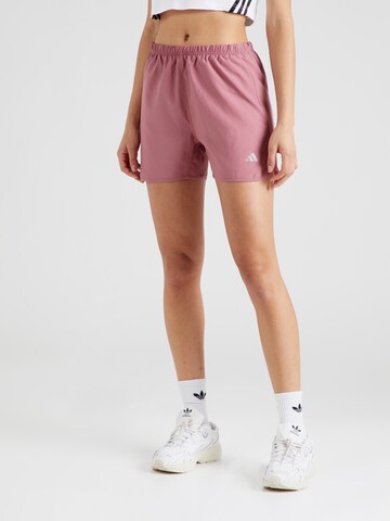 ADIDAS PERFORMANCE Regular Sportbroek 'Run It' in Roze: voorkant