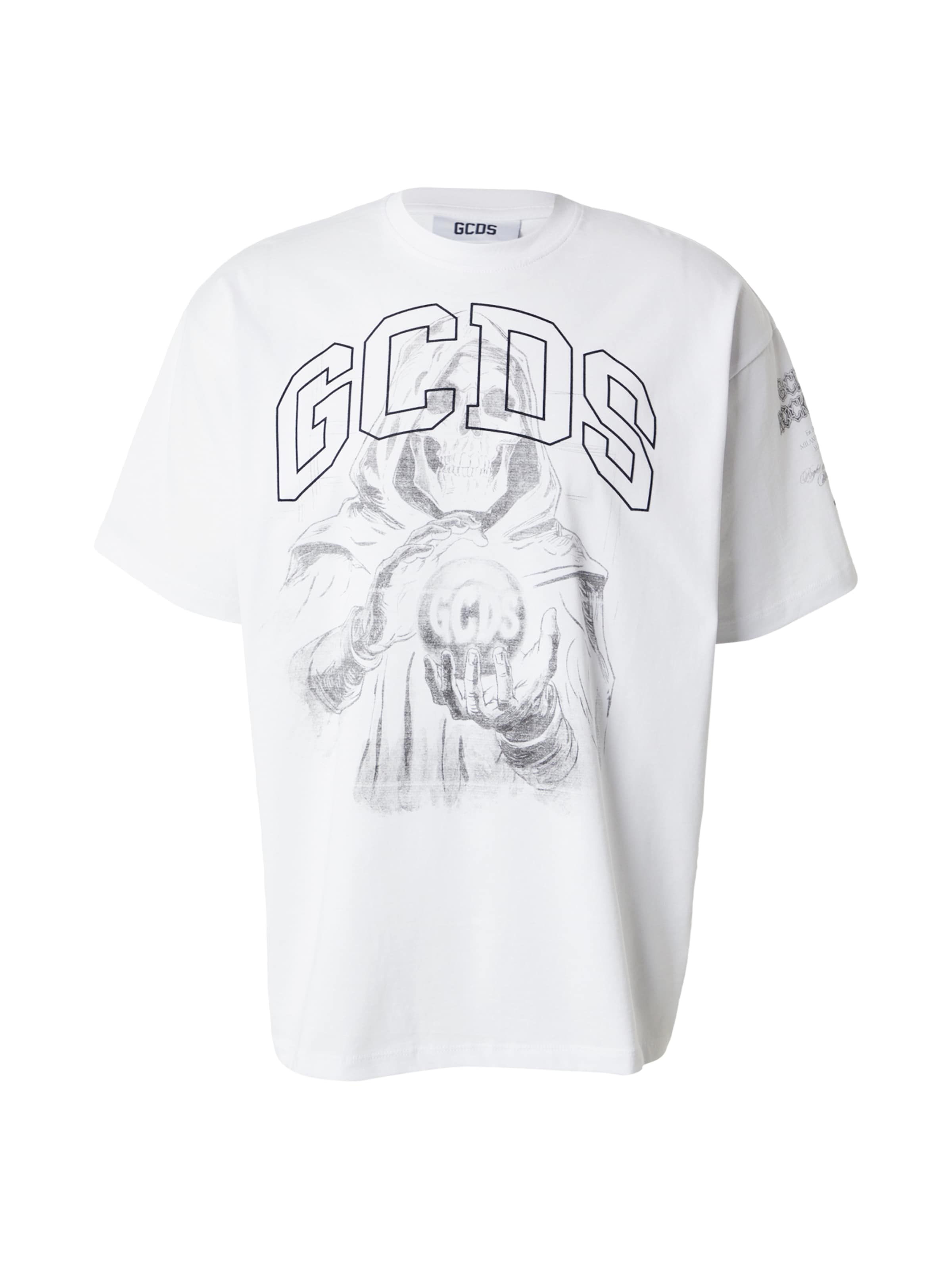 GCDS Tričko - Biela: predná strana