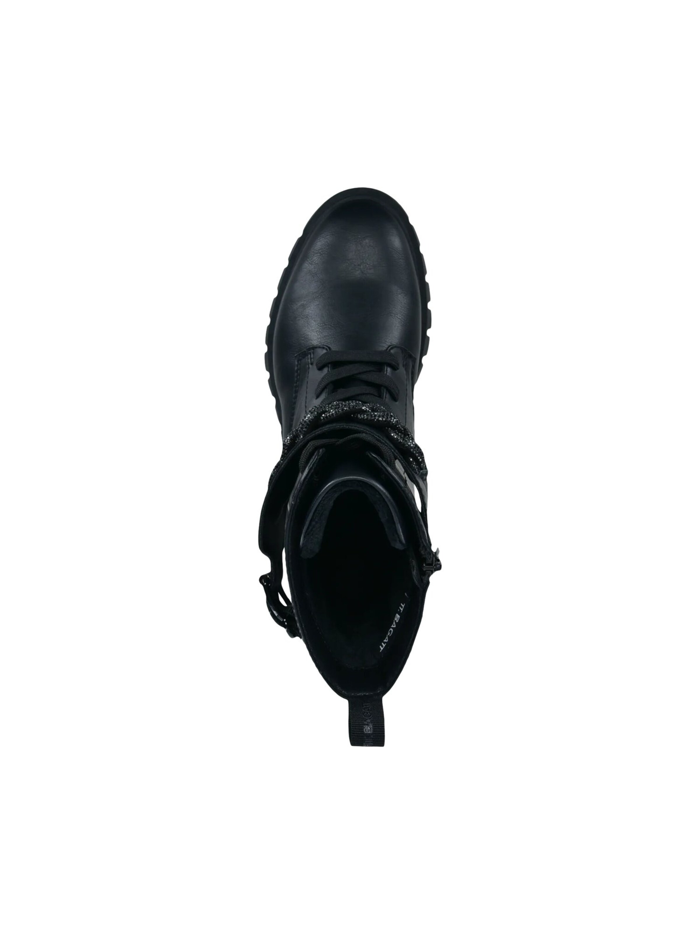 TT. BAGATT Lace-Up Ankle Boots in Black
