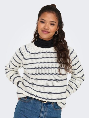 Pull-over 'Ellen' JDY en blanc