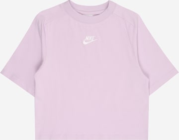 Nike Sportswear Футболка в Ярко-розовый: спереди