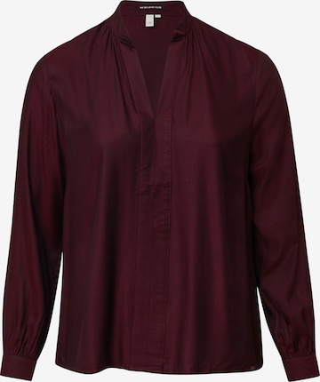 Chemisier QS en rouge : devant