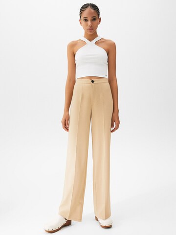 Pull&Bear Loosefit Hose in Beige: Vorderseite