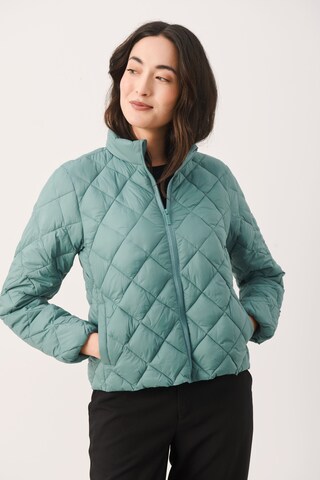 Part Two Between-season jacket in Green: front