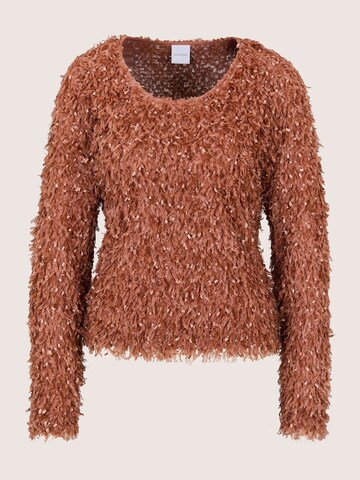 MADELEINE Shirt in Braun: Vorderseite