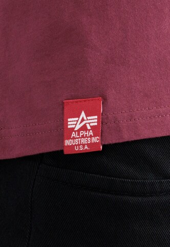 ALPHA INDUSTRIES Shirt in Red