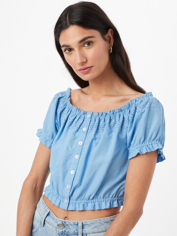 ABOUT YOU Bluse 'Rosalie' in Blau: predná strana