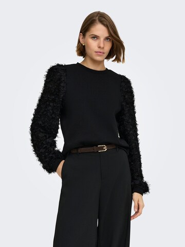 ONLY Sweatshirt 'ONLLAVIN' i sort: forside