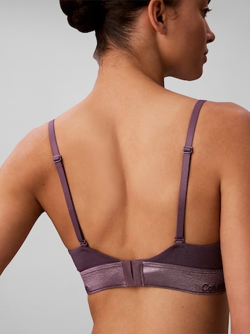 Calvin Klein Triangel BH in Lila