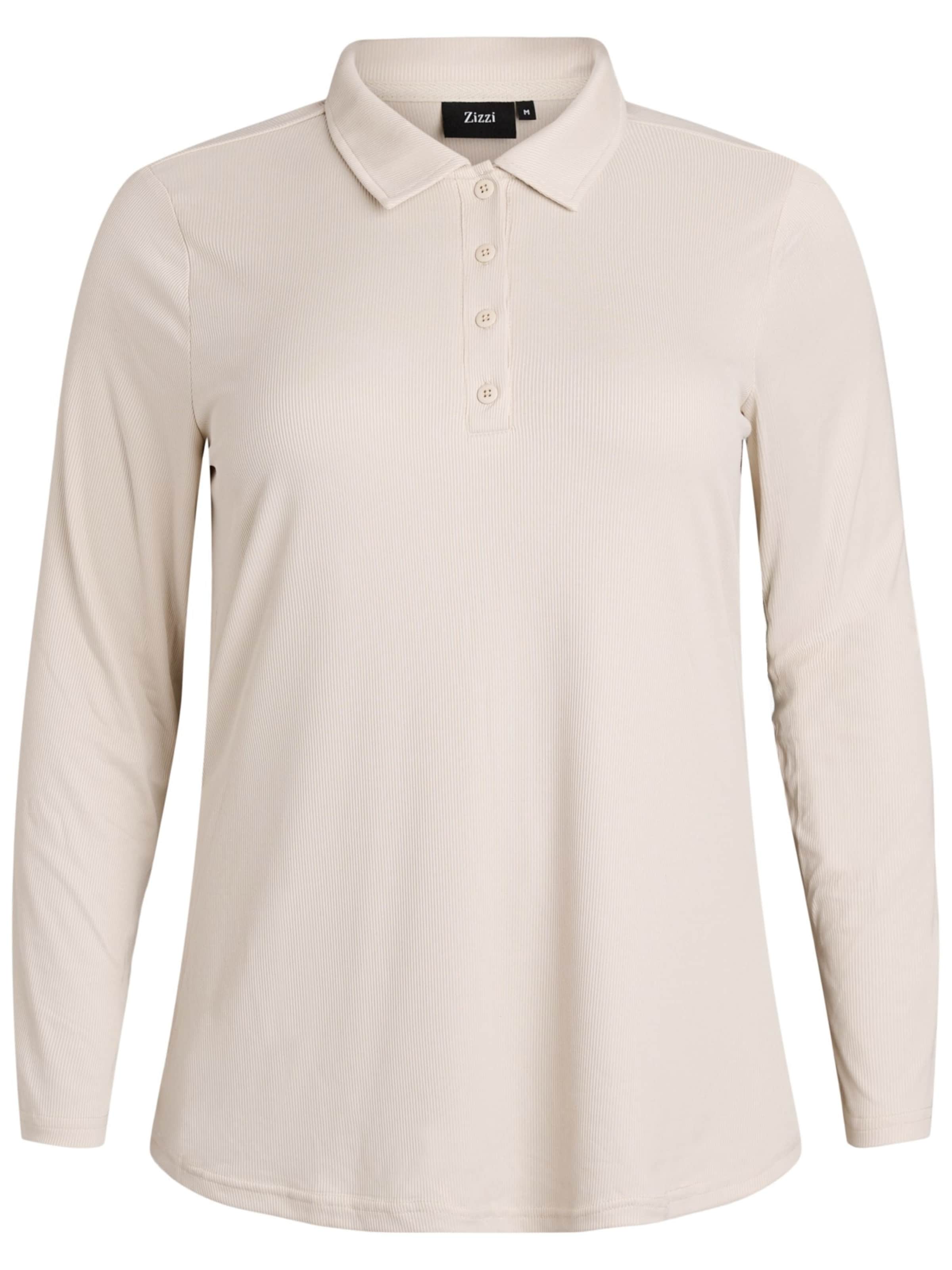 Zizzi Blúz 'MAJELICA' - bézs: elől