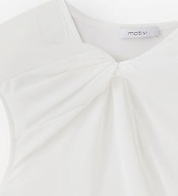 MOTIVI Top in Wit: voorkant