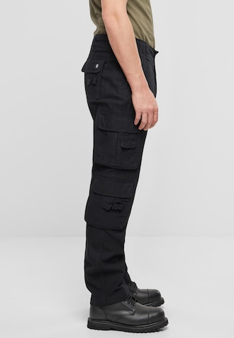 Brandit Slim fit Cargo trousers in Black