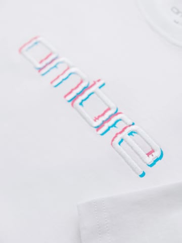 Ombre Shirt in Wit