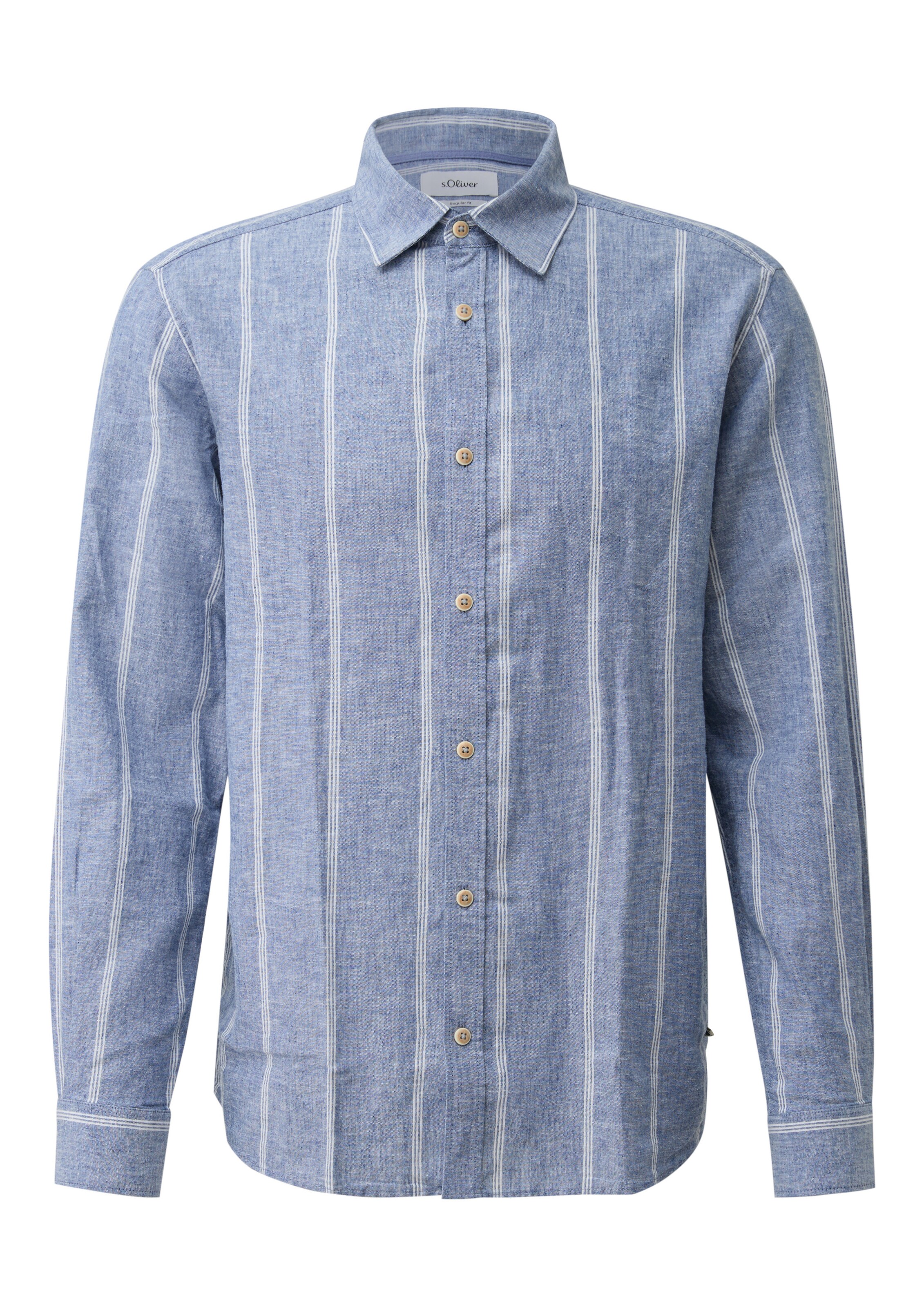 s.Oliver Hemd in Blau: Vorderseite
