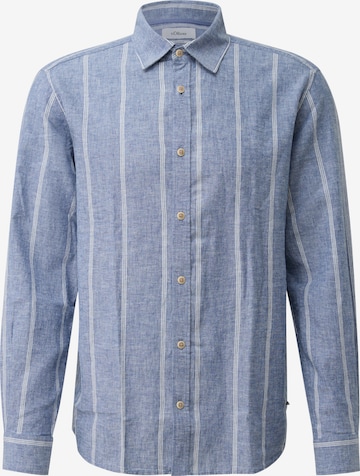 s.Oliver Hemd in Blau: Vorderseite