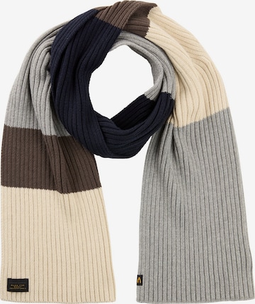 CAMEL ACTIVE Schal aus Baumwoll-Mix in Beige: Vorderseite