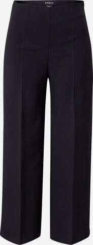 Lindex - Pantalón de pinzas 'Lykke' en negro: frente