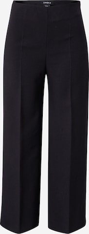 Lindex Regular Pleated Pants 'Lykke' in Black: front