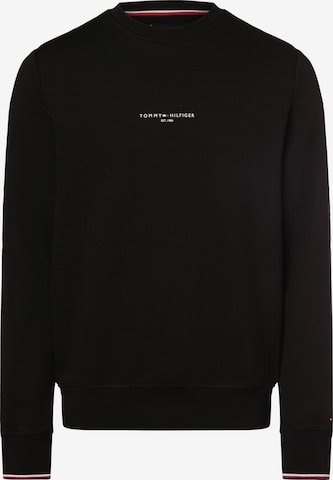 Sweat-shirt TOMMY HILFIGER en noir : devant