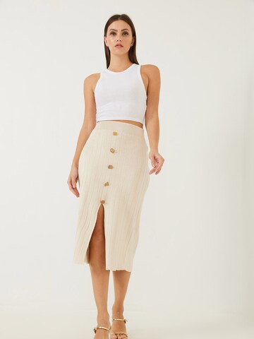 Bianco Lucci Rok in Beige
