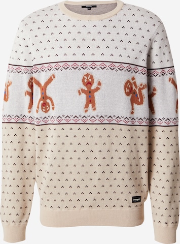 Iriedaily Sweater 'Cookieman' in Beige: front