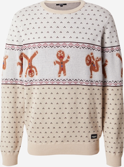 Pullover 'Cookieman' Iriedaily di colore crema / beige chiaro / caramello / nero, Visualizzazione prodotti