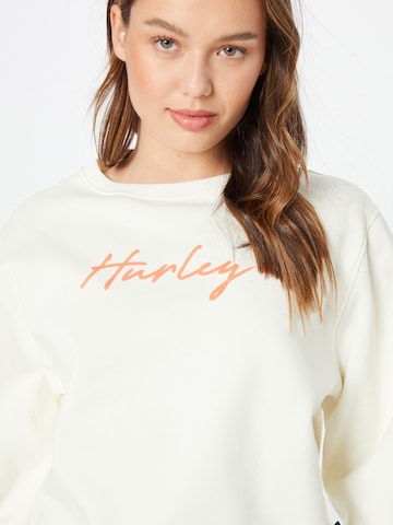 Hurley Sportief sweatshirt in Beige