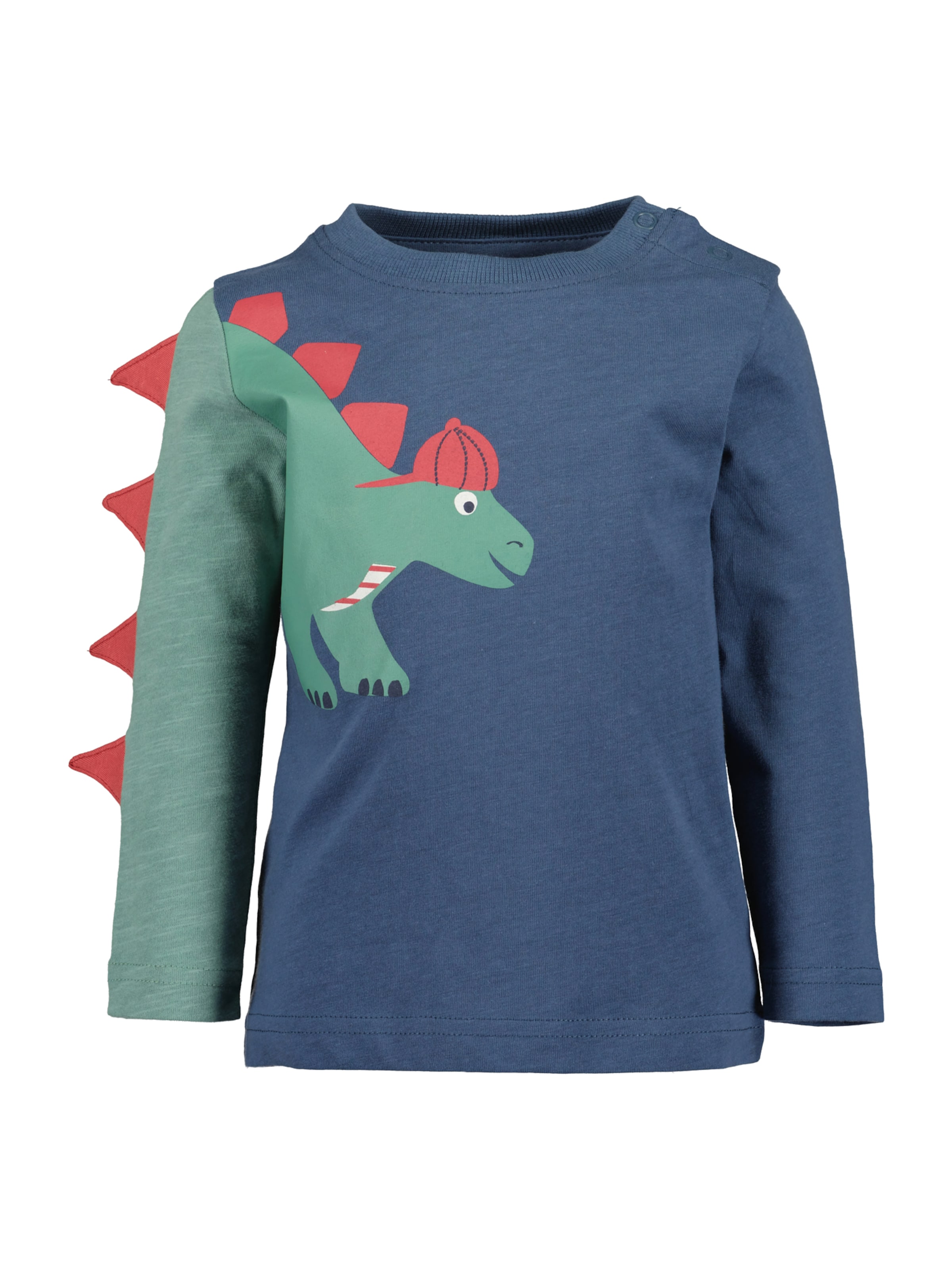 BLUE SEVEN T-shirt i blå: framsida