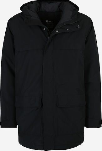 Veste outdoor 'Winterlager' JACK WOLFSKIN en noir : devant