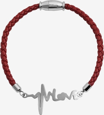 Akzent Armband 'Tammi, langlebig' in Rot: Vorderseite