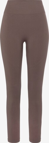 LASCANA Leggings in Bruin: voorkant