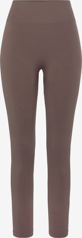 LASCANA - Leggings em castanho: frente