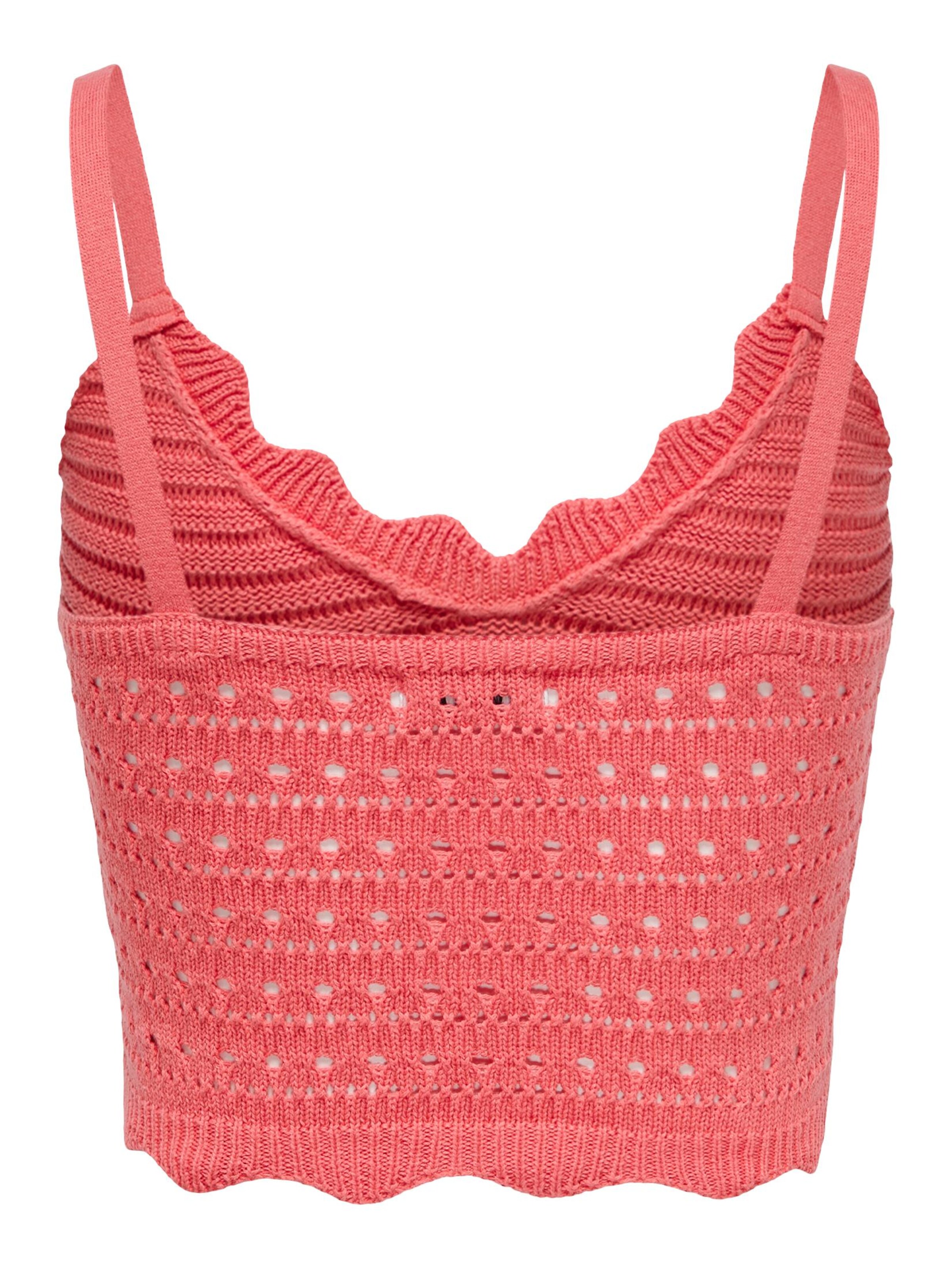 JDY Gebreide top 'IDA MARIE' in Roze