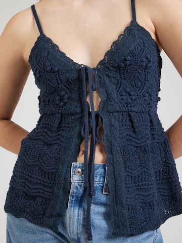 HOLLISTER Knitted Top in Blue