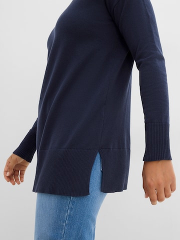 bonprix Pullover in Blau