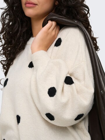 ONLY Carmakoma Pullover 'RICA ' in Weiß