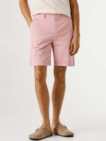 Regular Pantalon chino Pepe Jeans en rose : devant
