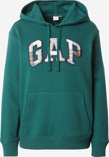 GAP Sweatshirt 'HERITAGE' in Grass green / Pastel red / White, Item view