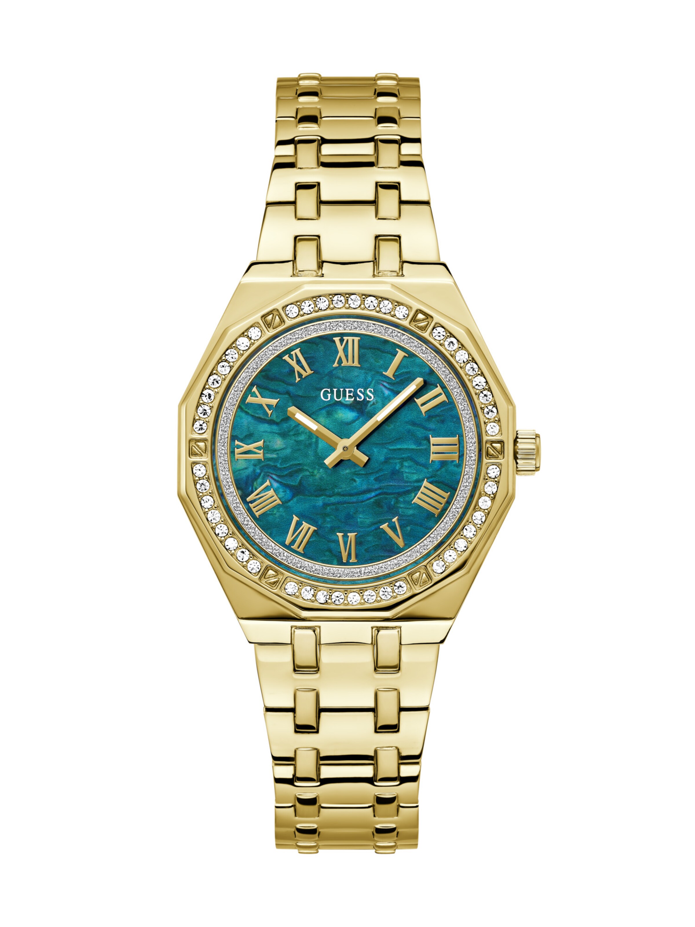 GUESS Uhr 'DESIRE' in Gold: Vorderseite