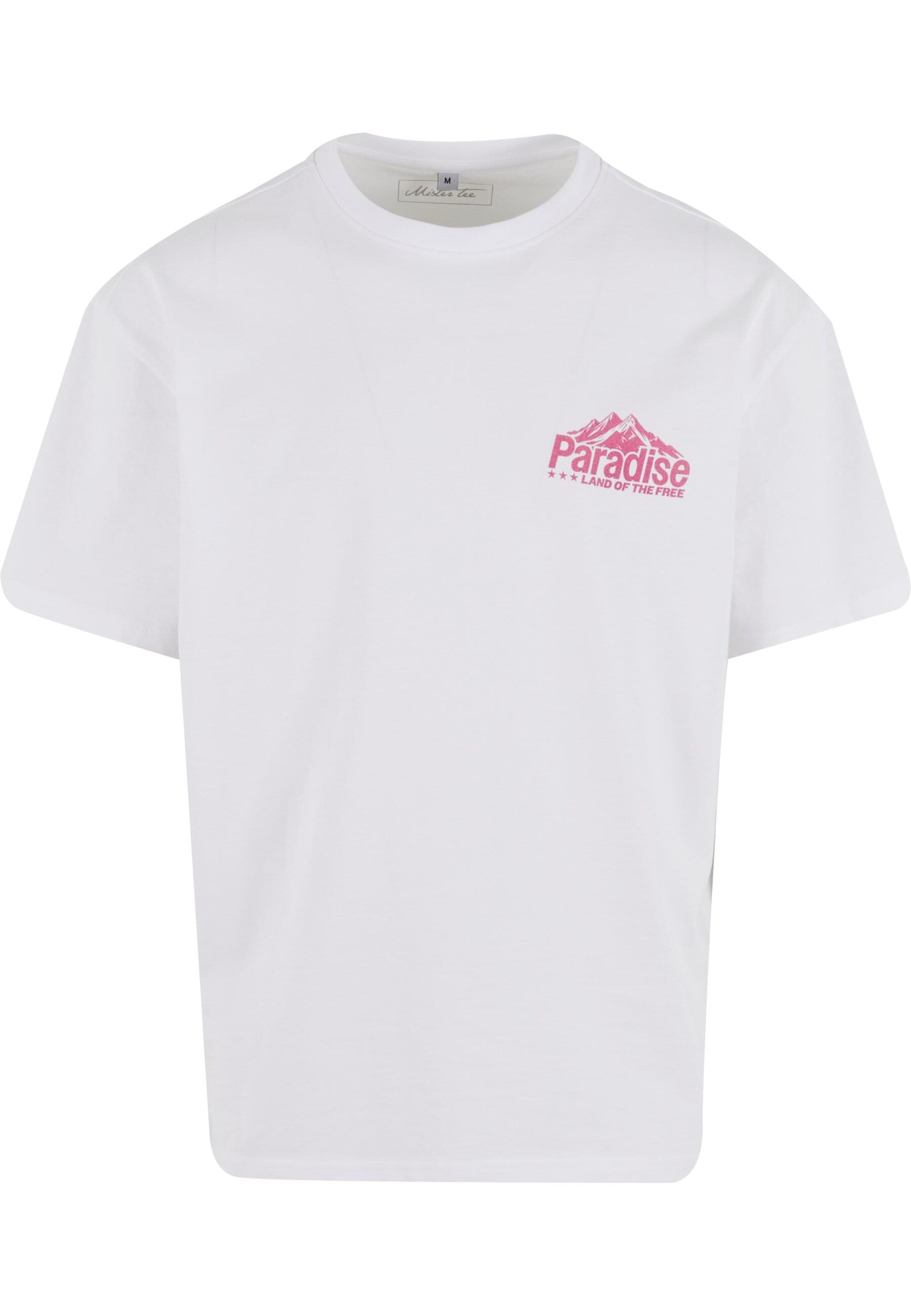 Maglietta 'Paradise Land' di Mister Tee in bianco: frontale