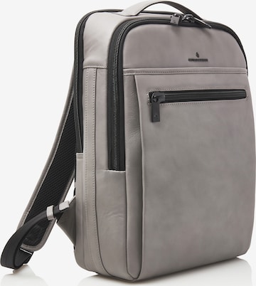 Castelijn & Beerens Laptop Bag 'Nappa X Victor' in Grey