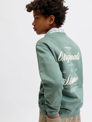Sweat Jack & Jones Junior en vert : devant