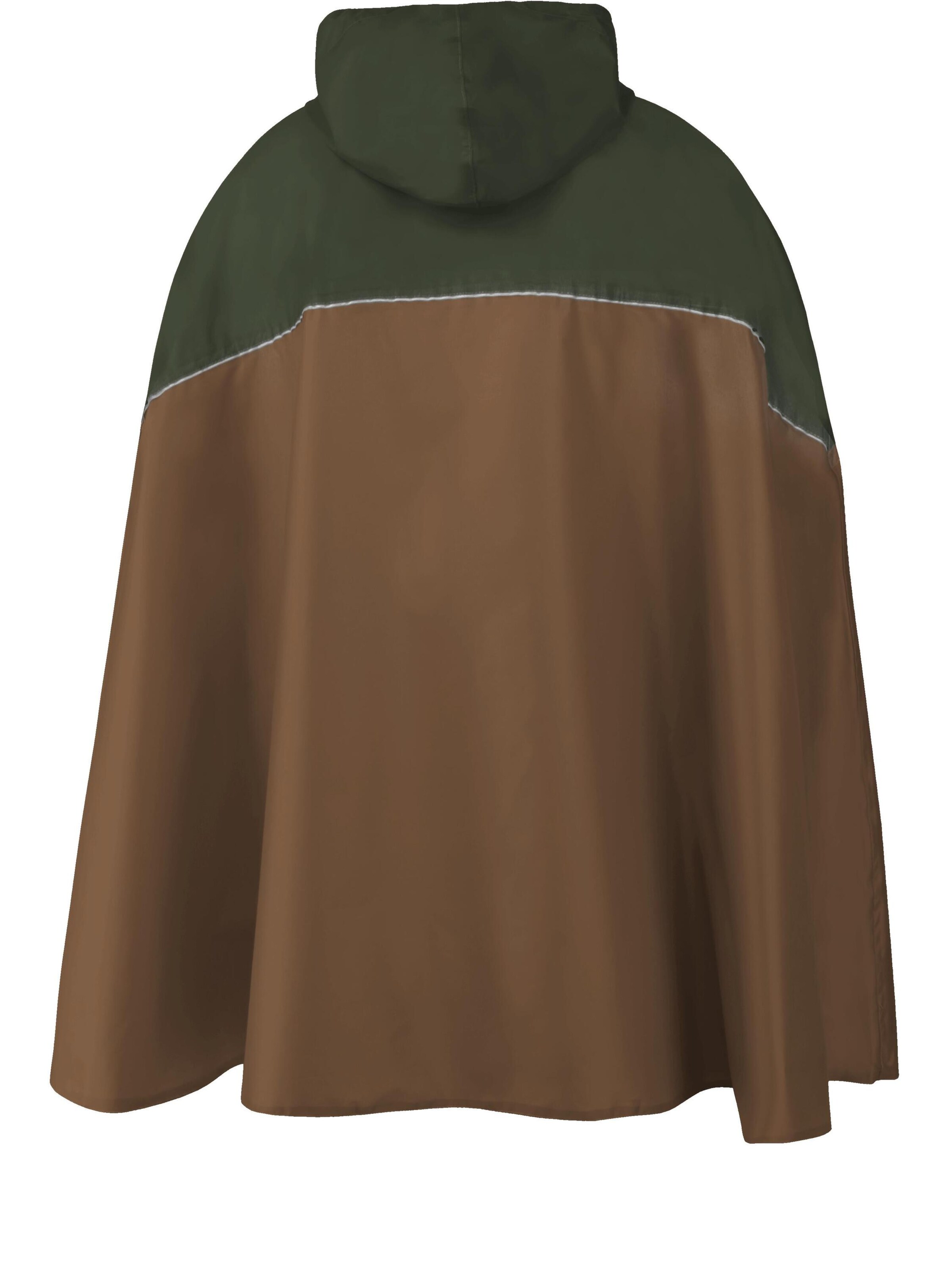 normani Regenponcho 'Cherrapunji' in Braun