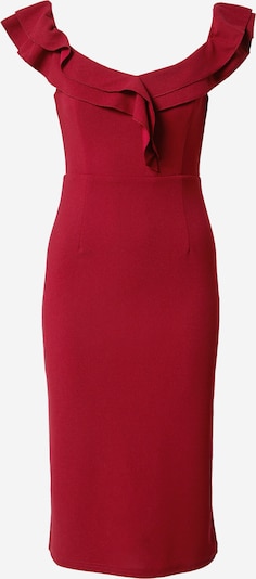 Skirt & Stiletto Kleid in rubinrot, Produktansicht