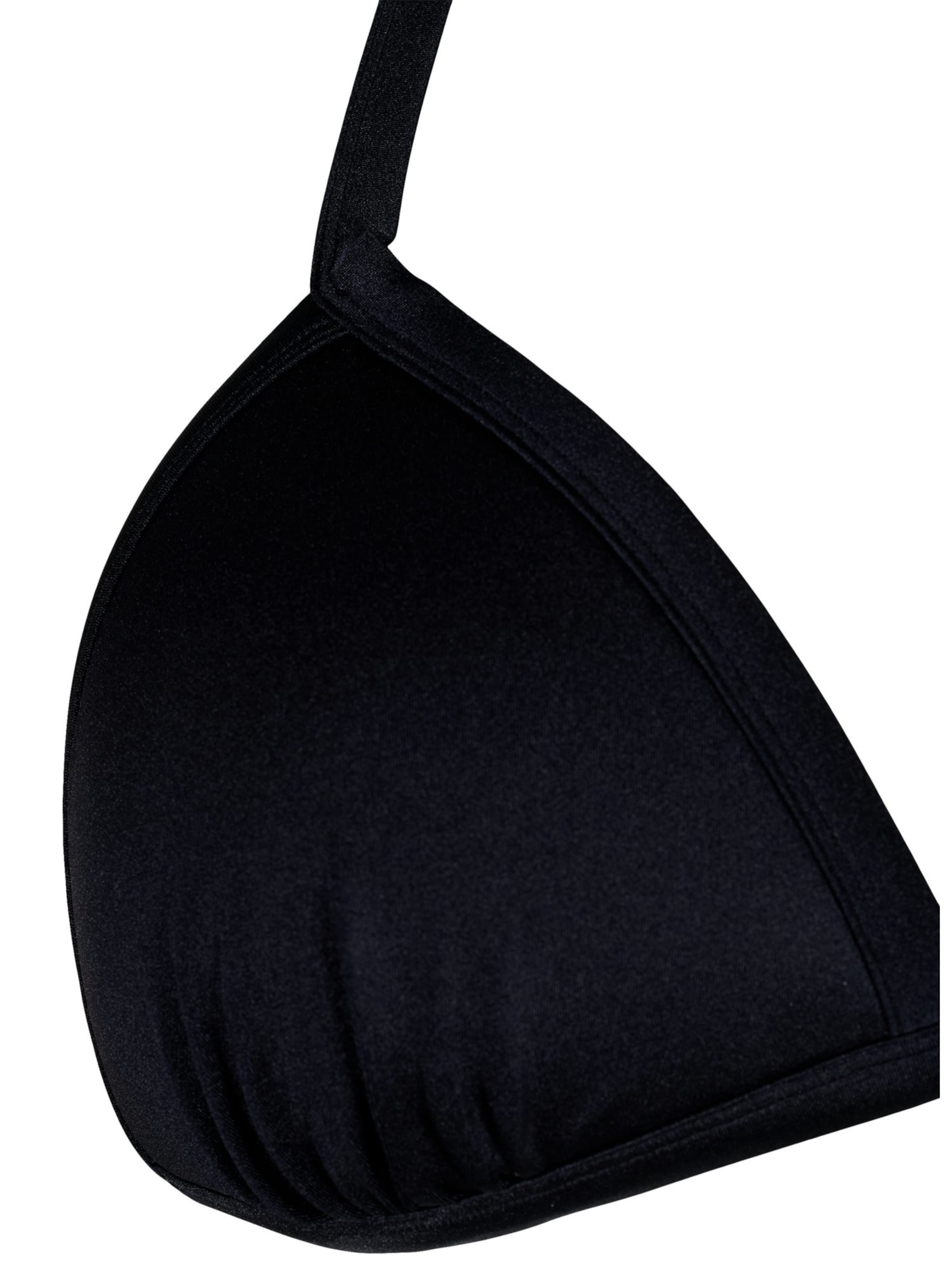 Swim by Zizzi Kolmnurk Bikiinitopp 'Enya', värv must