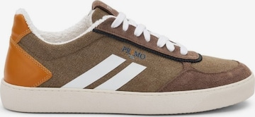 PR1MO Platform trainers 'Ground™ Sneakers' in Brown: front